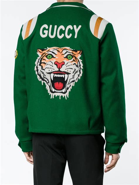 green tiger guccy jacket|gucci tiger ready to wear.